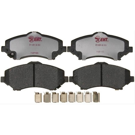 R/M Brakes BRAKE PADS OEM OE Replacement Hybrid Technology Includes Mounting Hardware EHT1653H